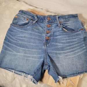 Madewell High‎ Rise Denim Shorts Size 26  Small